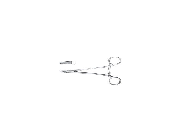 NÅLFÖRARE AV ROSTFRITT STÅL CRILE WOOD - 18 cm