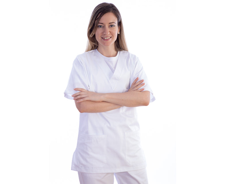 KLINIKJACKA UNISEX - Vit