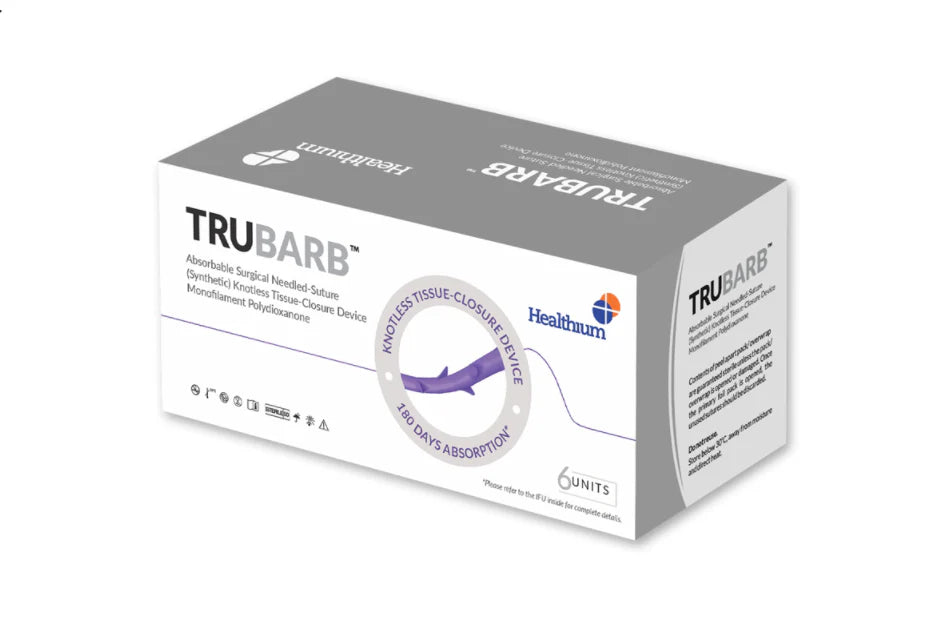 SUTUR TRUBARB ABSORBERANDE. Gauge 2/0 cirkel 1/2 nål 26mm - 30cm - violett - 6 st/förp