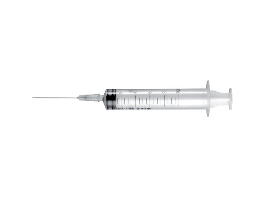 SPRUTOR 3 DELAR MED NÅL 21G - 20 ml Excentrisk LC - 50 st/förpackning