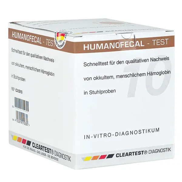CLEARTEST Humanofecal - Upptäcker endast mänskligt blod i avföring 10 st/förp