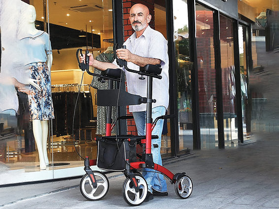 HELT JUSTERBAR STAND-UP ROLLATOR