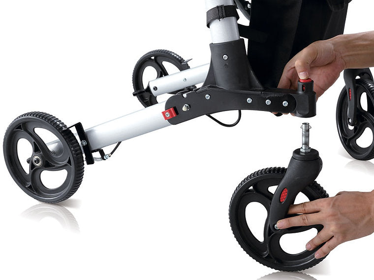 STYLISH ROLLATOR - Hopfällbar - Silver