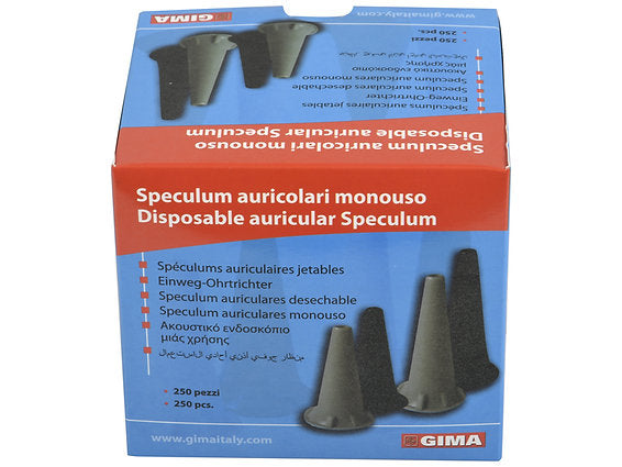 GIMA ENGANGSSPEKULUM FÖR MINI OTOSKOP Ø 2,5 mm - LATEXFRI