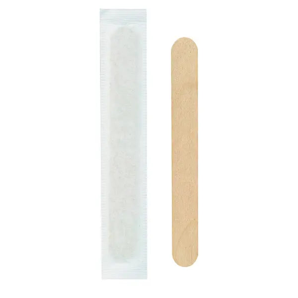 Tungdepressor i trä, individuella - 1000 st/förpackning