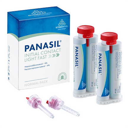 Panasil® Initial Contact Light Fast Normal pack 2 x 50ml + 8 blandningsspetsar