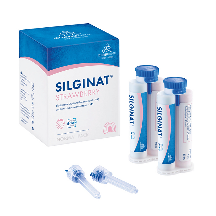 Silginat® Strawberry Normal Pack 6 x 50ml + 6 blandningsspetsar