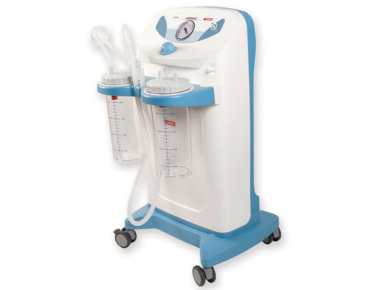 SUGASPIRATOR - CLINIC PLUS Full 2x4 - l burk 230V - Fotpedal & Flödesregulator