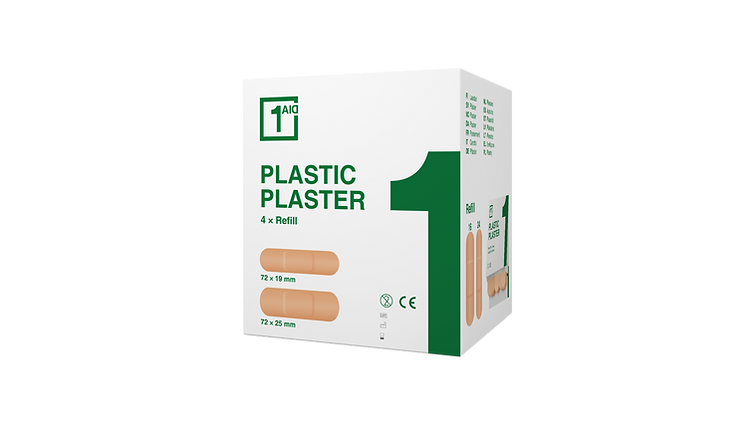 Plåster i plast 4 x 40 st
