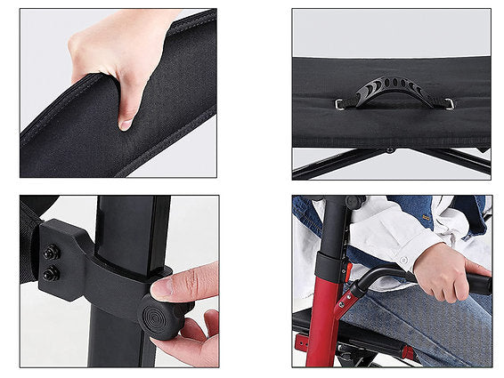HELT JUSTERBAR STAND-UP ROLLATOR