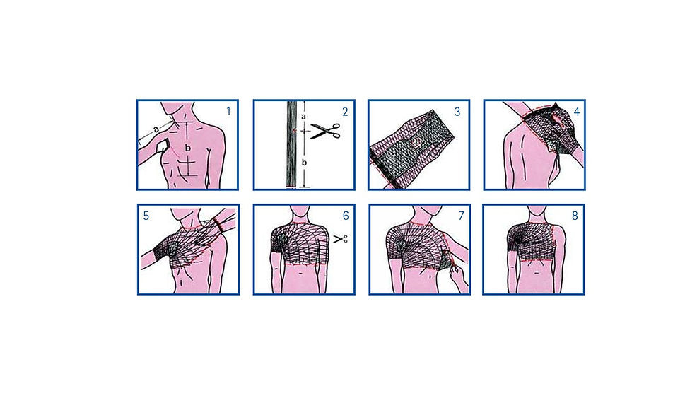 Surgifix® Elastiskt rörformigt nät - Axel/Rygg - 5 st/förpackning