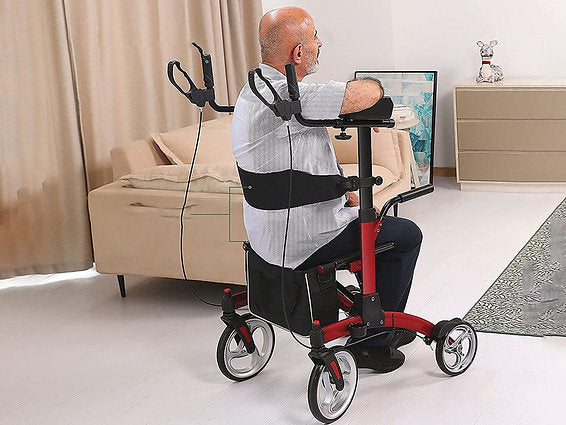 HELT JUSTERBAR STAND-UP ROLLATOR