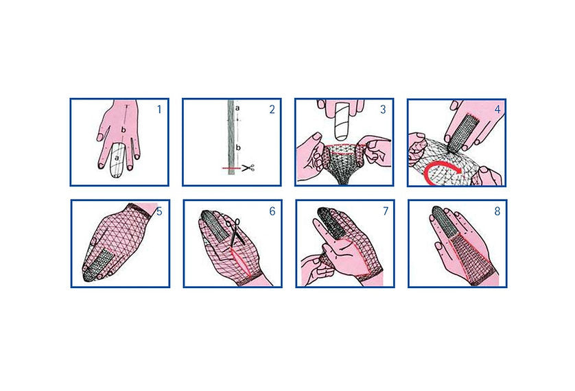 Surgifix® Elastiskt rörformigt nät - Finger - 10 st/förpackning