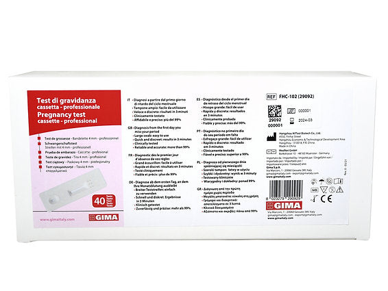 GRAVIDITETSTEST 20 mlU/ml - 40 st/förpackning