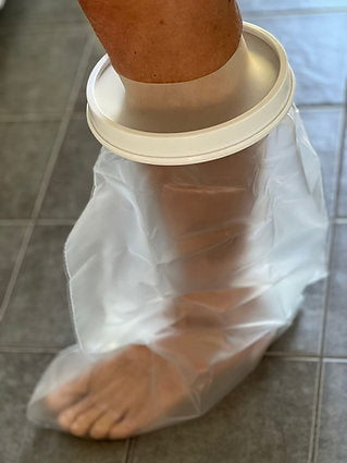 Duschskydd för gips / bandage, ben, vuxen