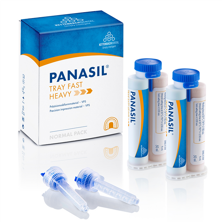 Panasil® Tray Fast Heavy, Normal Pack 2 x 50ml + 6 blandningsspetsar
