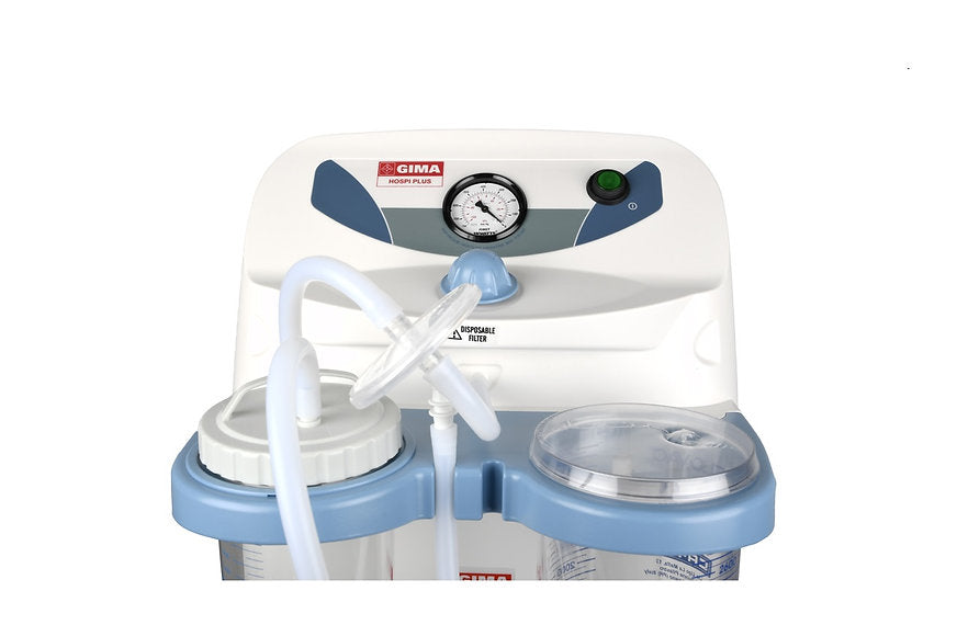 SUGASPIRATOR - HOSPI PLUS Full 2x2 l burk 230V - Fotpedal & Flödesregulator