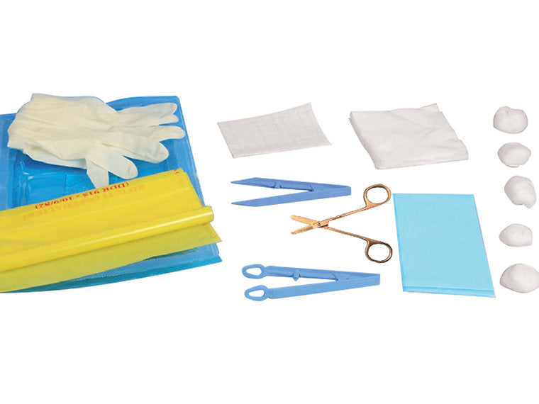 SUTURBORTTAGNINGS KIT 3 - Steril - 5 st/förpackning