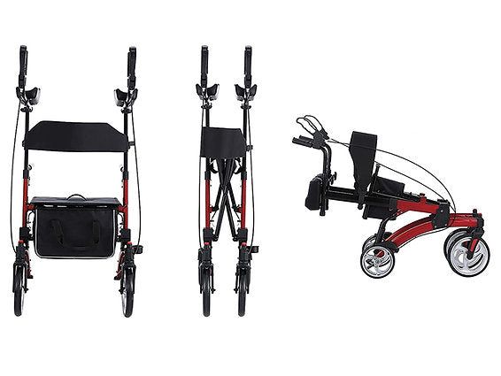HELT JUSTERBAR STAND-UP ROLLATOR