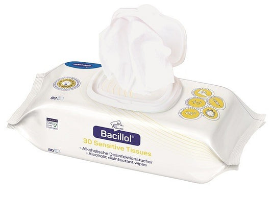 Bacillol® 30 Sensitive – Desinfektionsservetter, 80 st