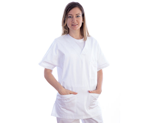 KLINIKJACKA UNISEX - Vit