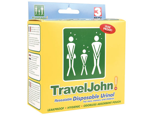 TRAVELJOHN™ Urinpåse 3 st/förpackningar