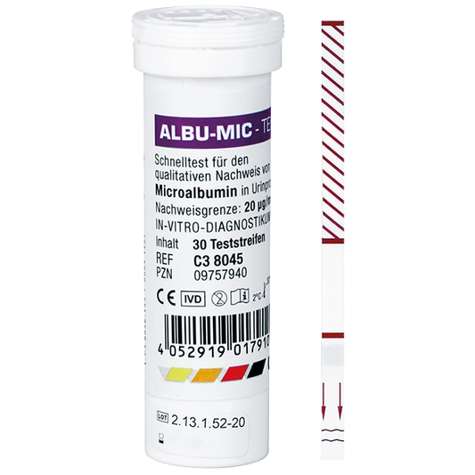 CLEARTEST Albu-Mic – Snabbtest för mikroalbumin i urin